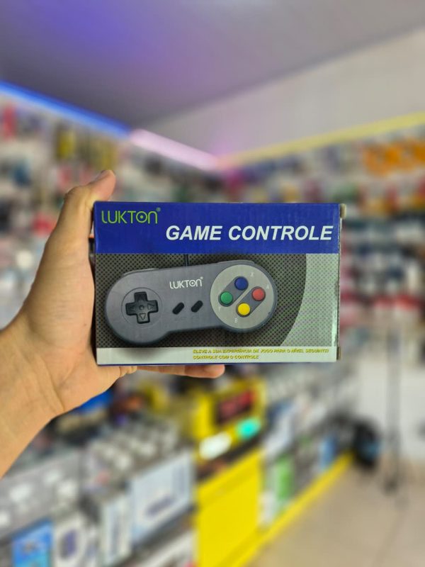 Controle Joystick Super Nintendo Snes Usb Jogos Emulador Pc gamer qualidade