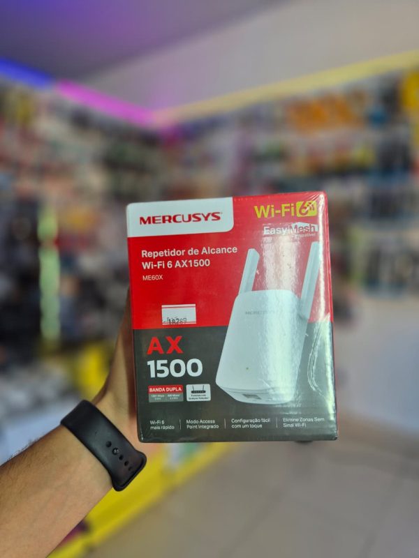 Repetidor de Sinal Wi-Fi 6 Dual Band AX1500