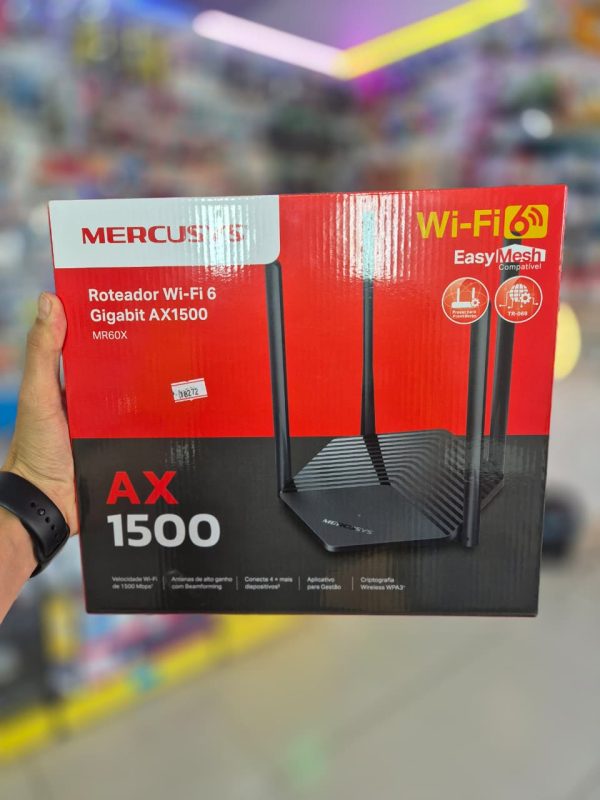 Roteador Wi-Fi 6 Gigabit Dual Band EasyMesh AX1500