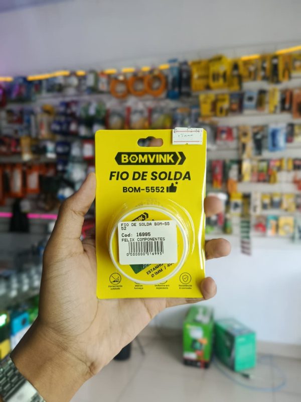 Fio/Estanho de Solda 40g BOM -VIK