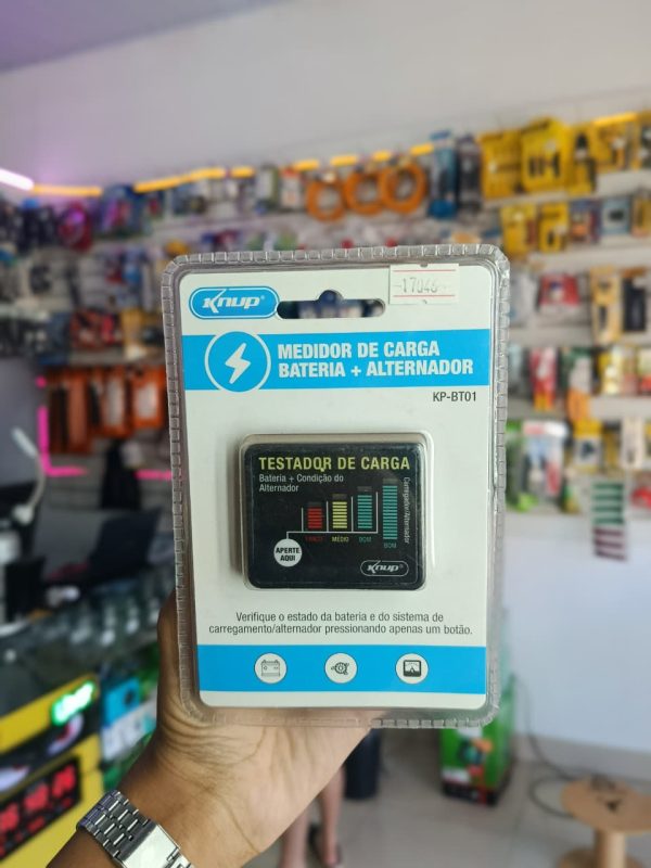 Medidor de Carga Bateria + Alternador KNUP