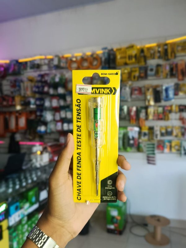 Chave de Teste de Voltagem e Corrente Digital 12/24v e 220/110v BOMVINK