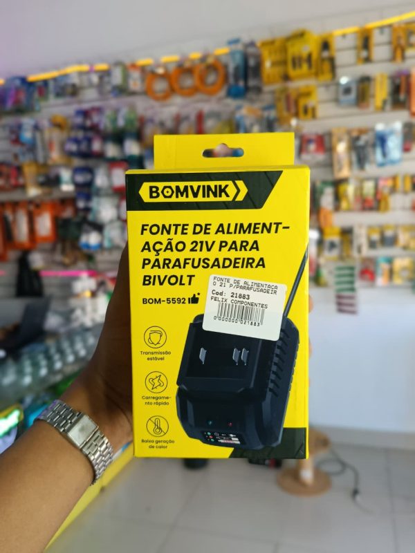 Fonte de Alimentação 21V p/ Parafusadeira Bivolt