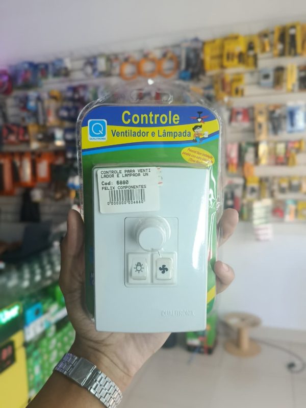 Controle P/ Ventilador e Lâmpada QUALITRONIX