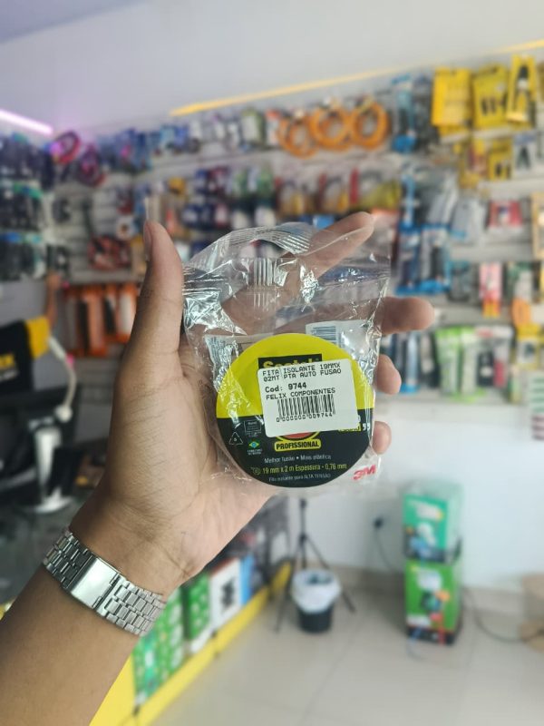 Fita Isolante Auto Fusão 19MM X 2MTS PTA