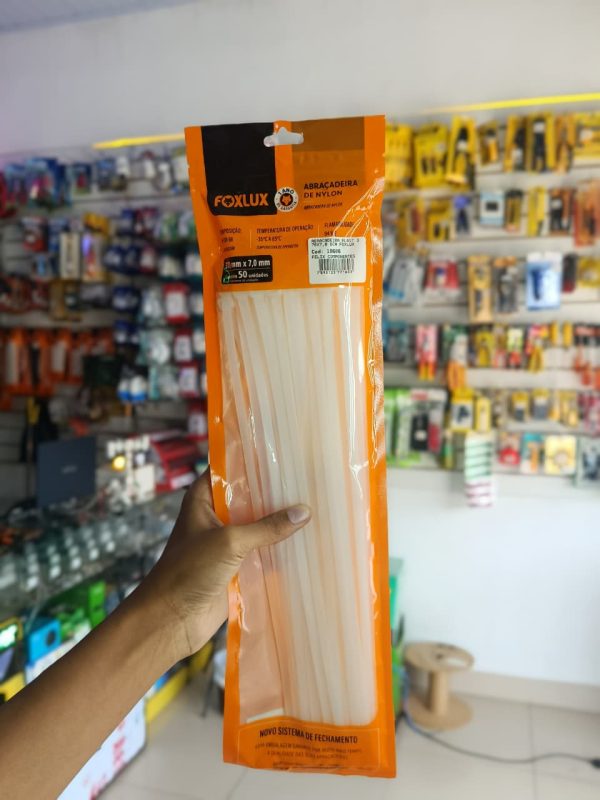 Abraçadeira Plástica Nylon 370mm x 7,0mm FOXLUX