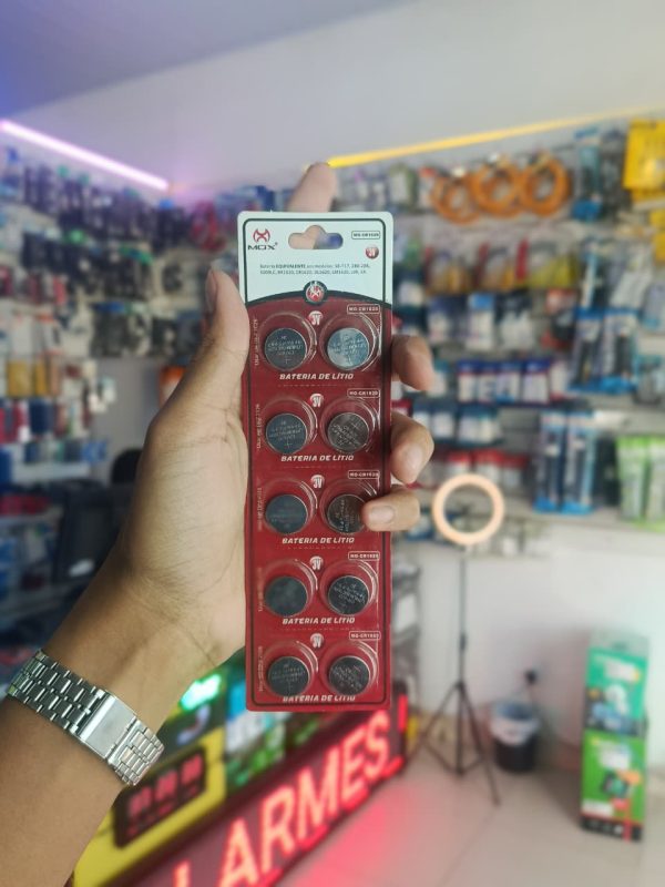 Bateria de Lítio 3v CR-1620 MOX