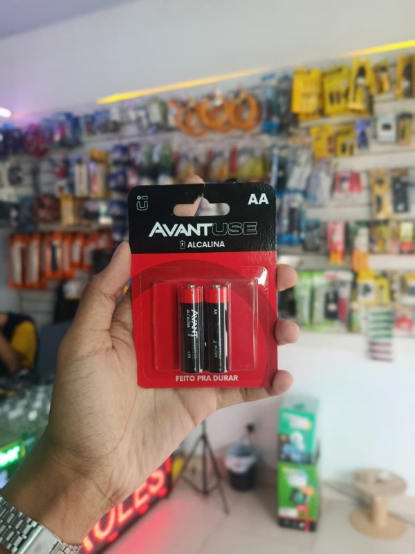 Pilha Alcalina AA Blister c/ 2 AVANT