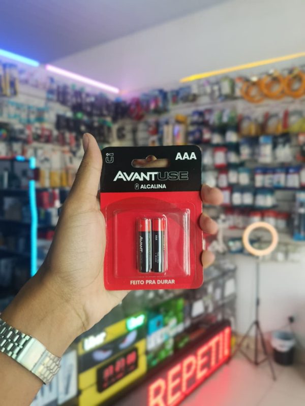 Pilha Alcalina AAA Blister c/ 2 AVANT