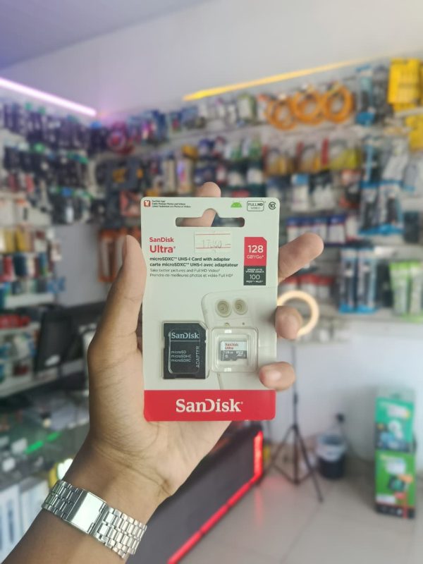Cartão Memória Micro 128GB Sandisk Original P/ Câmera Segurança e Celular