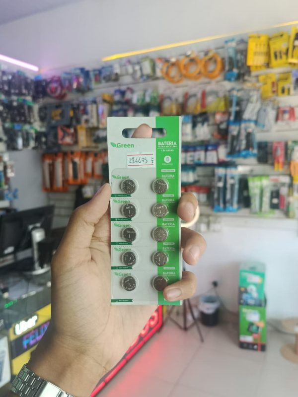 Bateria Ultra Alcalina LR-1130 1.5V GREEN
